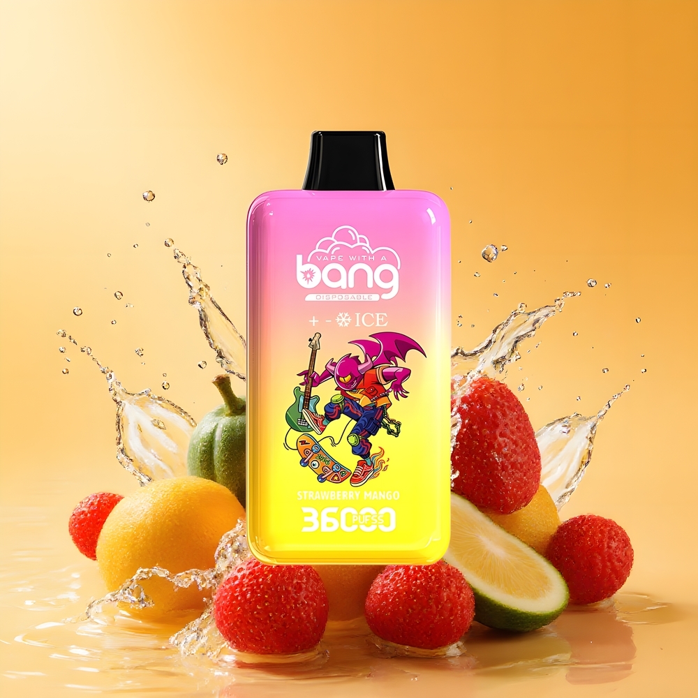 Bang 36000 Ice Level Nagykereskedés Magyarország 36ml Eper-Mangó Elszívható Eszköz