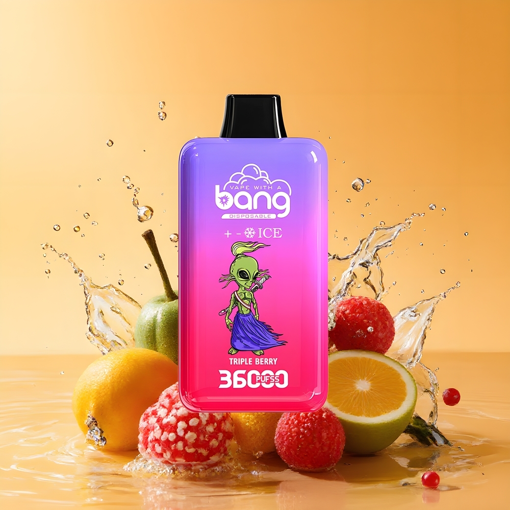 Bang 36000 Ice Level Nagykereskedés Magyarország 36ml Hármasbogyó Jégszint Eldobható Eszköz