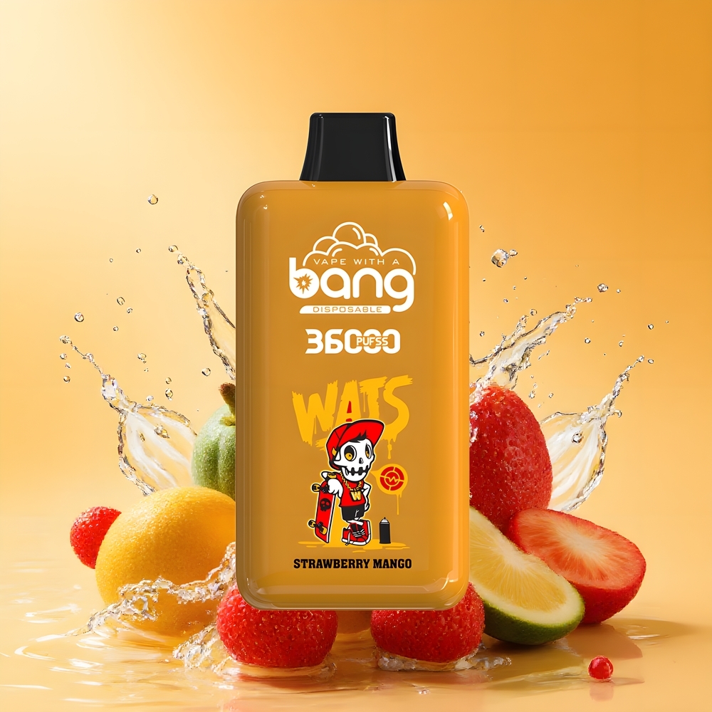 Bang 36000 Power Eldobható E-Cigi Eper-Mangó Nagykereskedés Magyarország 36000 Füst
