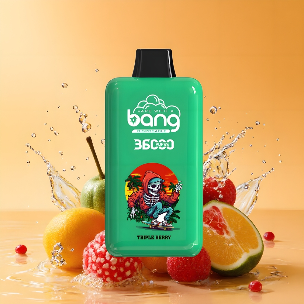 Bang 36000 Power Eldobható E-Cigi Hármas Bogyós Nagykereskedés Magyarország 36ml