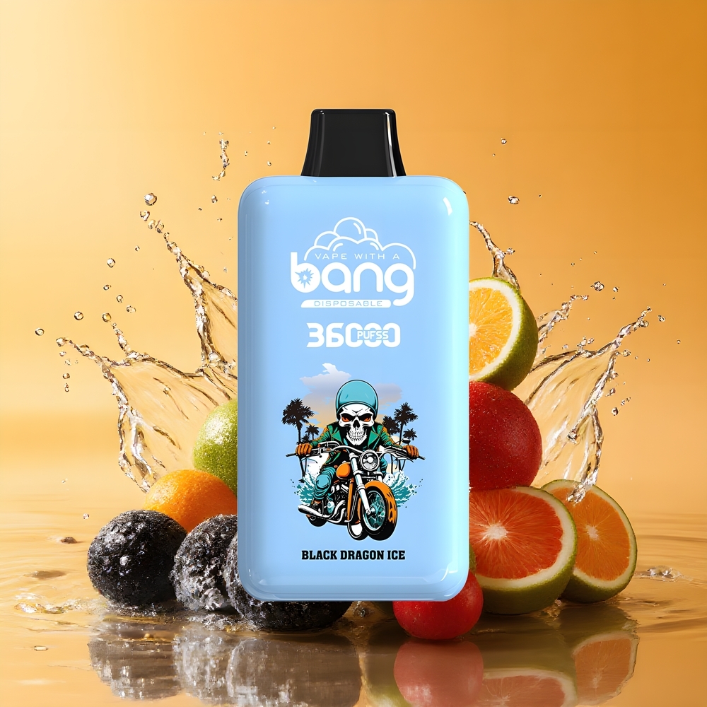 Bang 36000 Power Eldobható Vape Fekete Sárkány Jég Nagykereskedés Magyarország 36000 Füst