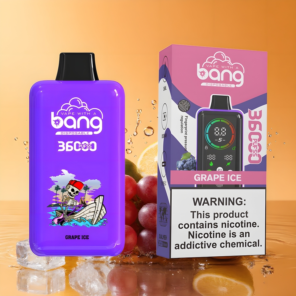 Bang 36000 Power Eldobható Vape Jégbe Fagyott Szőlő 36000 Füst Nagykereskedés Magyarország