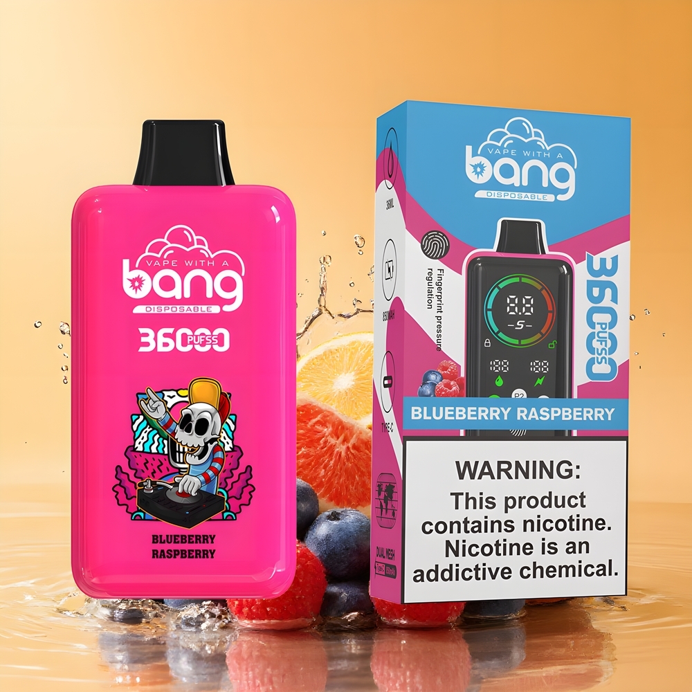 Bang 36000 Power Eldobható Vape Áfonya Málna Nagykereskedés Magyarország 36000 Füst