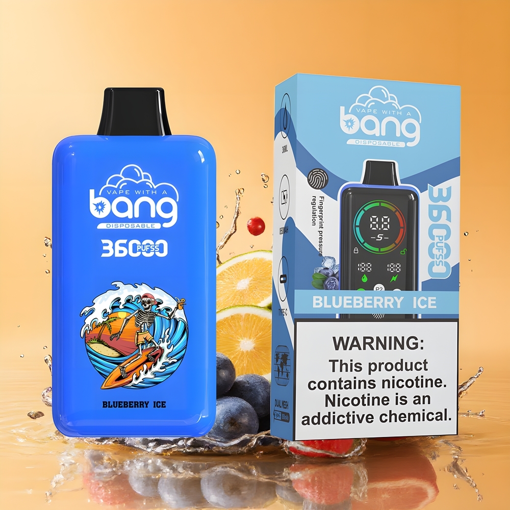 Bang 36000 Power Nagykereskedés Magyarország 36ml Áfonya Jég