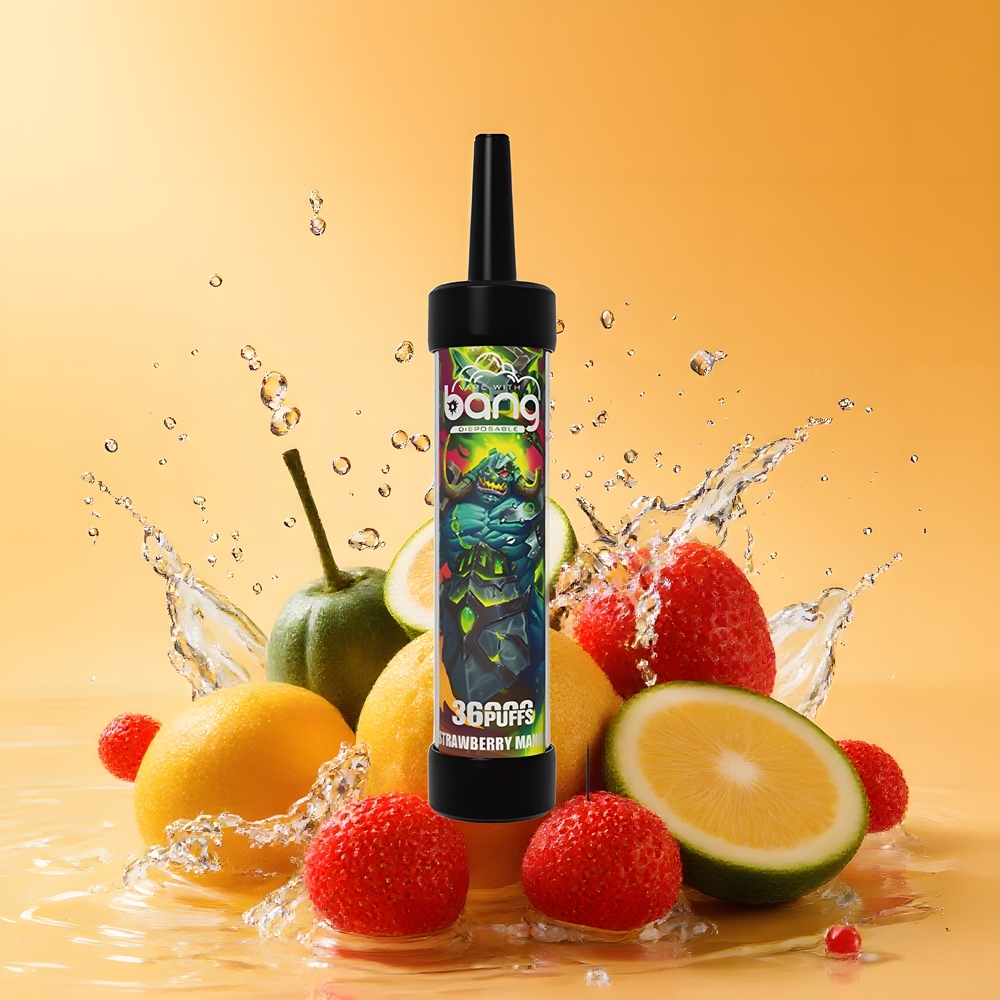 Bang 36000 Puffs Nagykereskedés Magyarország 40ml E-liquid Eper-Mangó