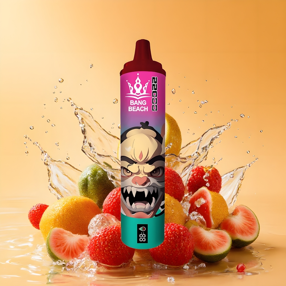 Bang Beach 22000 Puffs E-Liquid 36ml Eldobható vape Eperjég Nagykereskedés Magyarország