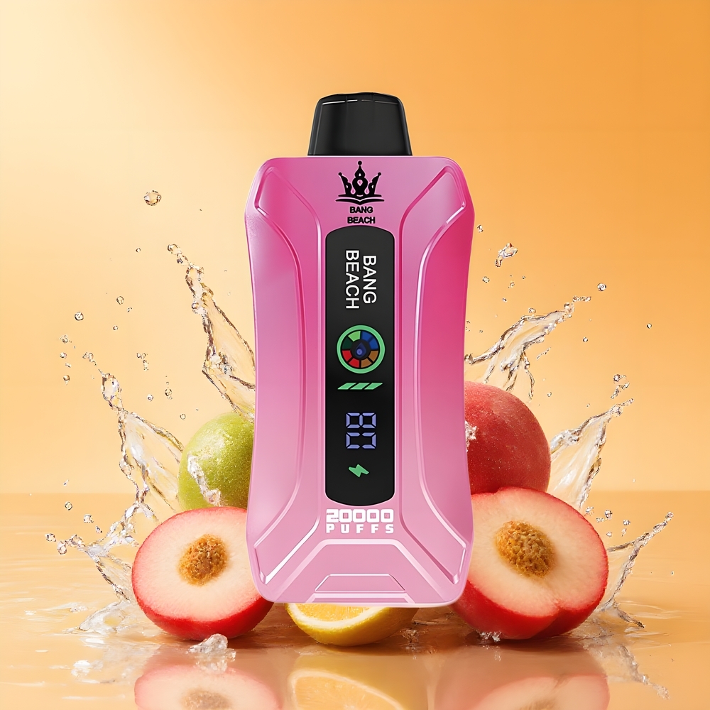 Bang Beach Smart Screen 20000 Puff Eldobható Vape Őszibarack Jég Nagykereskedés Magyarország