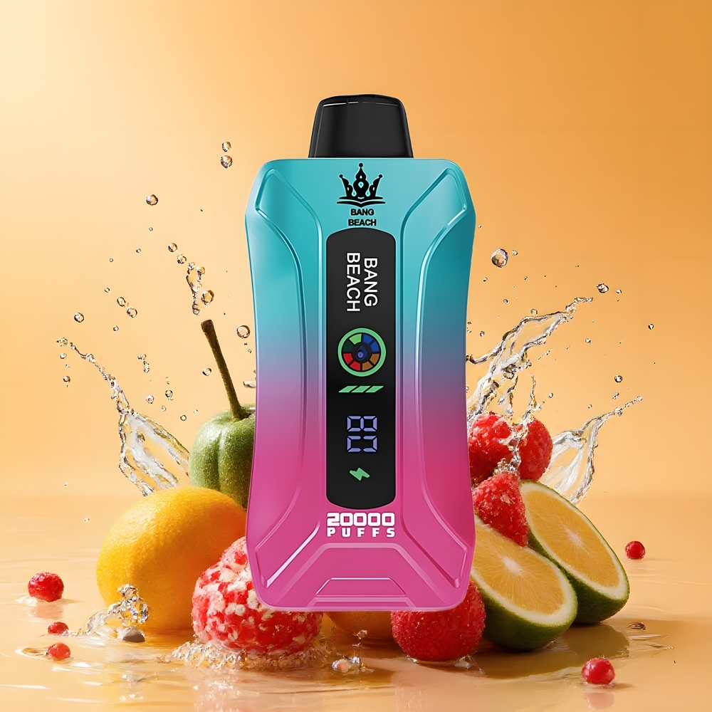 Bang Beach Smart Screen 20000 Puffs Eldobható E-Cigi Vegyesbogyó Nagykereskedés Magyarország