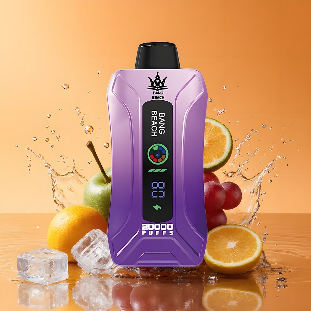 Bang Beach Smart Screen 20000 Puffs Eldobható E-szigaret Szőlőjég Nagykereskedés Magyarország