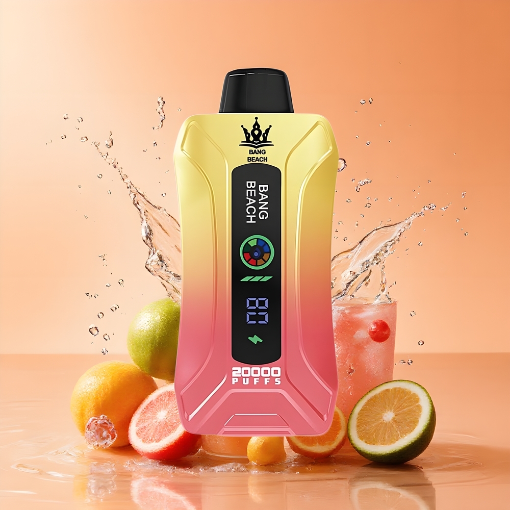Bang Beach Smart Screen 20000 Puffs Eldobható Vape Rózsaszín Limonádé Nagykereskedés Magyarország