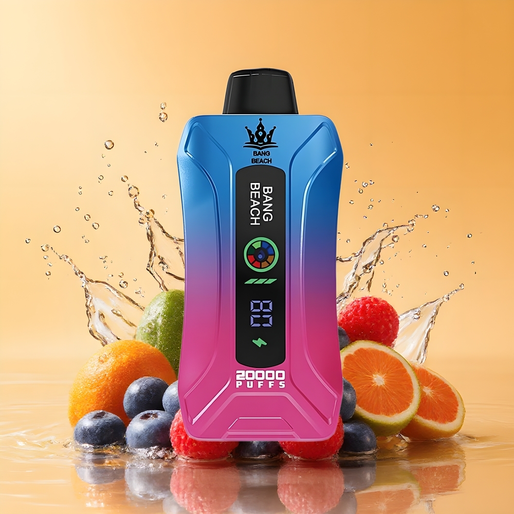 Bang Beach Smart Screen 20000 Puffs Eldobható Vape Áfonya Málna Nagykereskedés Magyarország