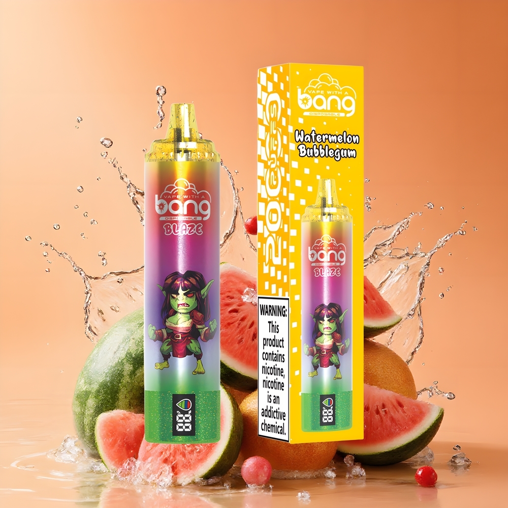 Bang Blaze Tornado 20000 Puffs Nagykereskedés Magyarország Állítható Légáramlás Gombocdinnye Buborékrágó