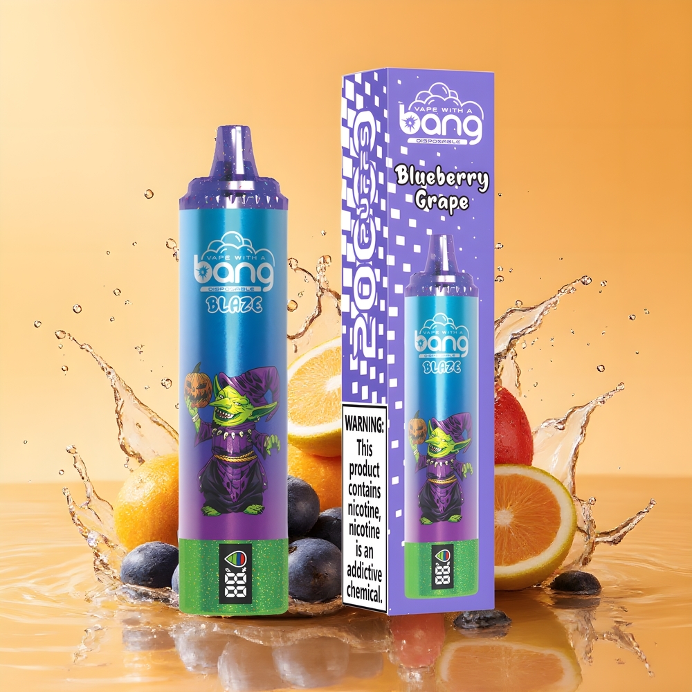 Bang Blaze Tornado 20000 Puffs Testreszabható Levegőáramlás Megújulható E-liquiddel Nagykereskedés Magyarország Áfonya Szőlő