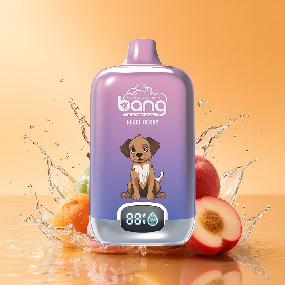 Bang Digital Box 15000 Puffs Eldobható E-szigeti Barack-Bogyó Nagykereskedés Magyarország Smart Digital Display