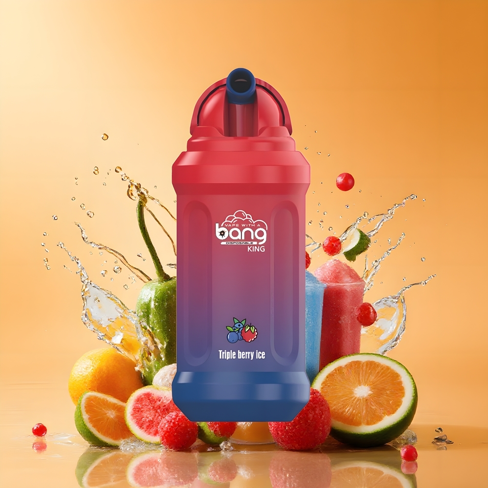 Bang King 12000 Puffs Nagykereskedés Magyarország Hármas Bogyó Jég Mesh Coil Eldobható vape