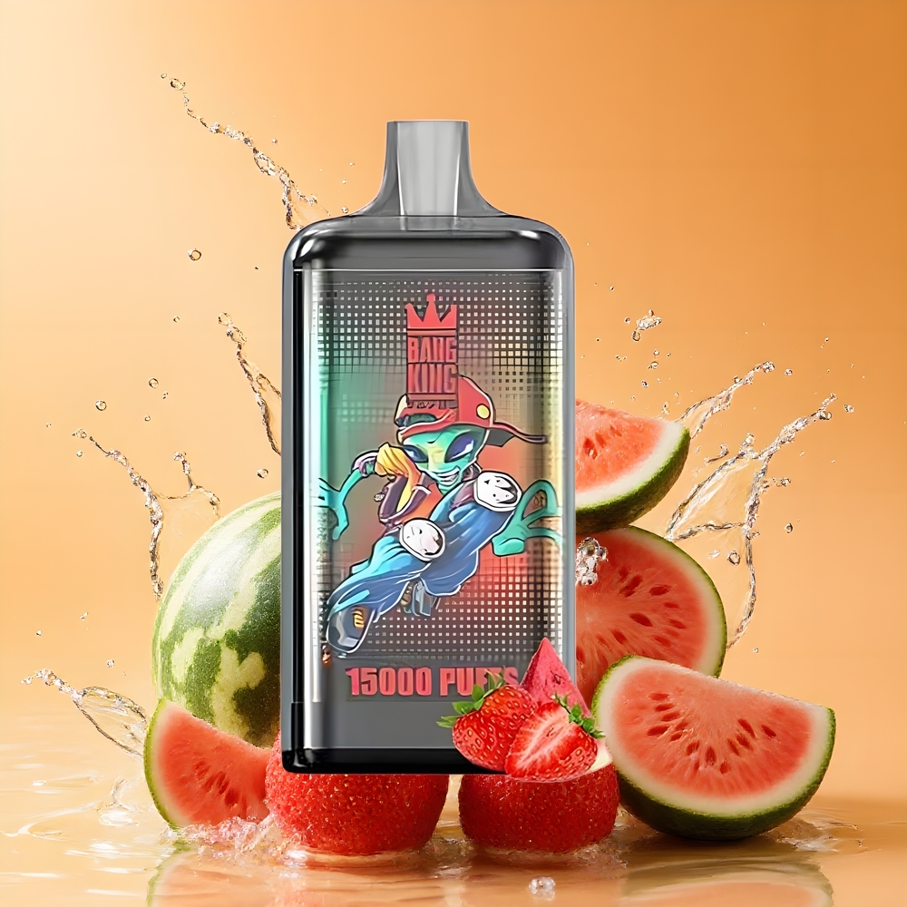 Bang King 15000 Puffs Eldobható E-pipa Eper Dinnye Nagykereskedés Magyarország