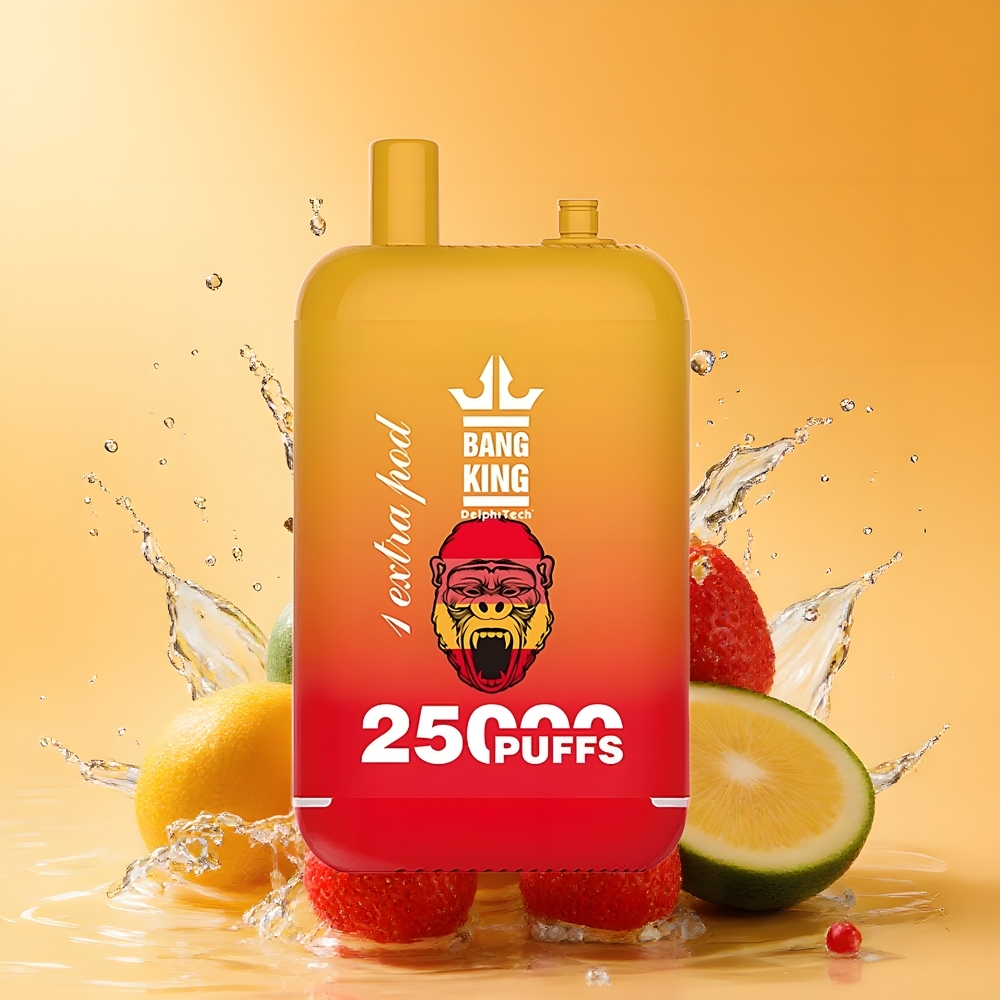 Bang King 25000 Puffs Dupla Pod Rendszer Eper-Mangó Nagykereskedés Magyarország