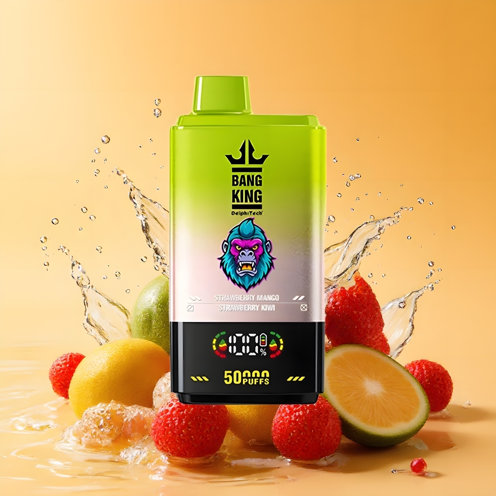 Bang King 50000 Egyszerhasználatos Vape Eper Mango Eper Kiwi Nagykereskedés Magyarország 50ml Type-C