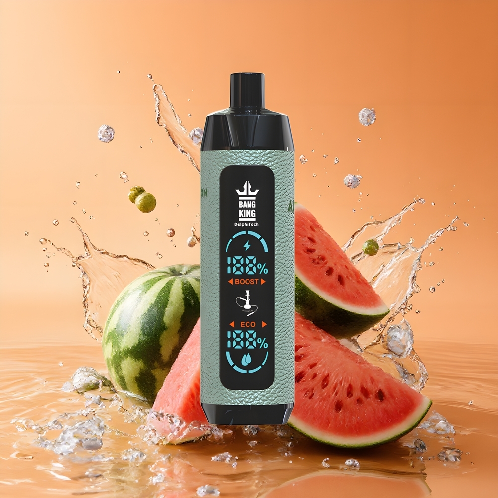 Bang King Shisha 25000 Puffs 30ml Nagykereskedés Magyarország Görögdinnye Jég
