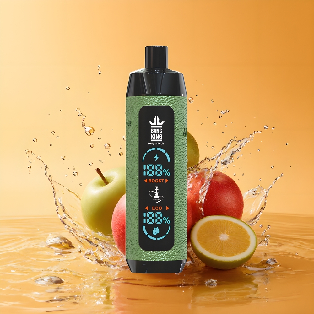 Bang King Shisha 25000 Puffs Nagykereskedés Magyarország 30ml Kettős Alma