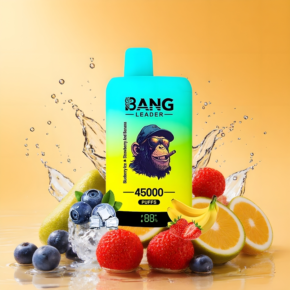 Bang Leader 45000 Puffs Dual Flavor Nagykereskedés Magyarország Kékáfonya Jég Eper Banán