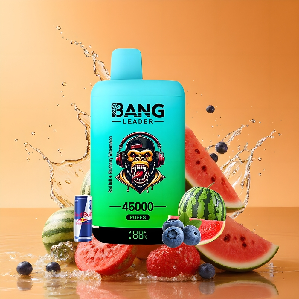 Bang Leader 45000 Puffs Dupla Íz Nagykereskedés Magyarország Vörös Bársony Kék Áfonya Görögdinnye