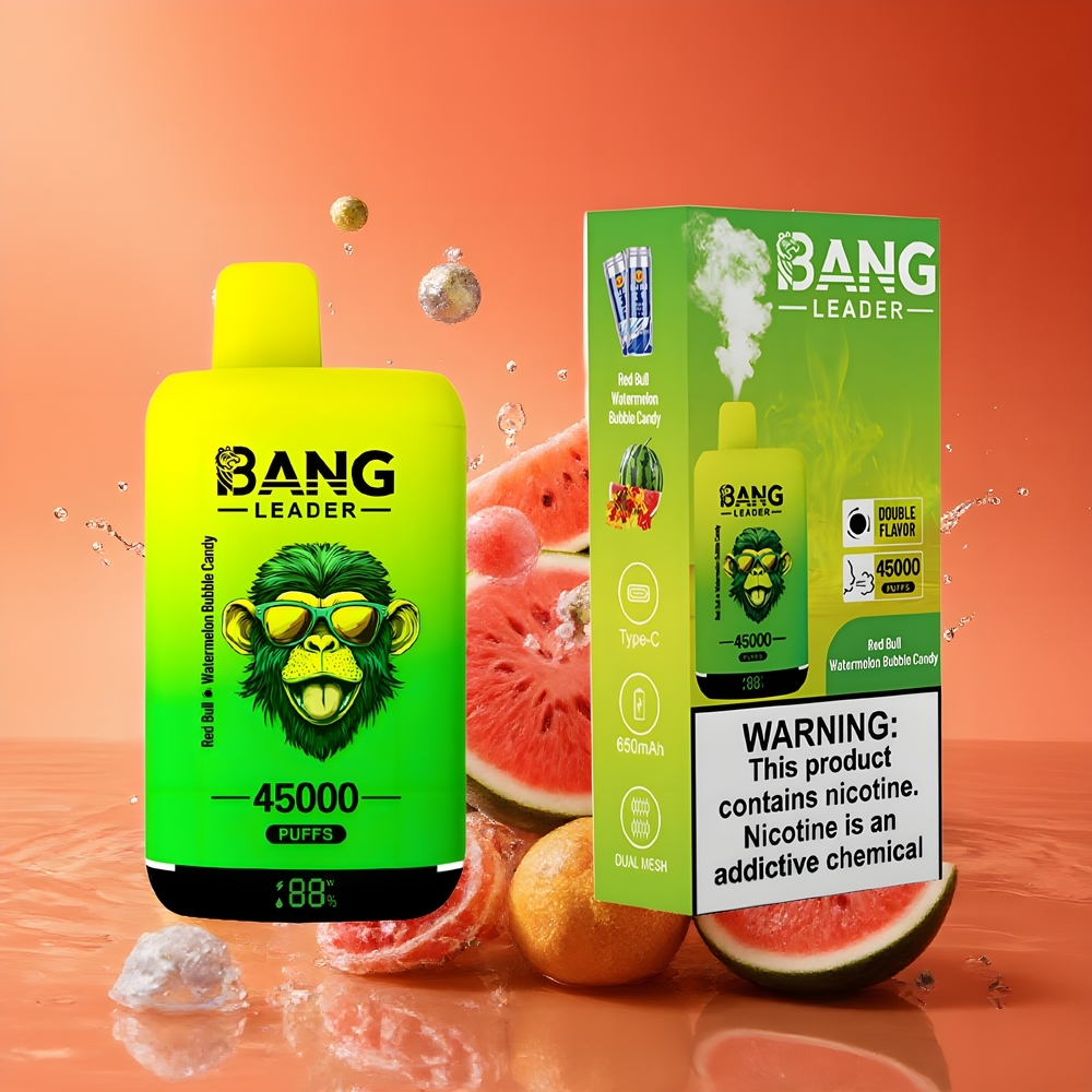 Bang Leader 45000 Puffs Dupla Íz Nagykereskedés Magyarország Vörös Bulla Gombóc Dinnye