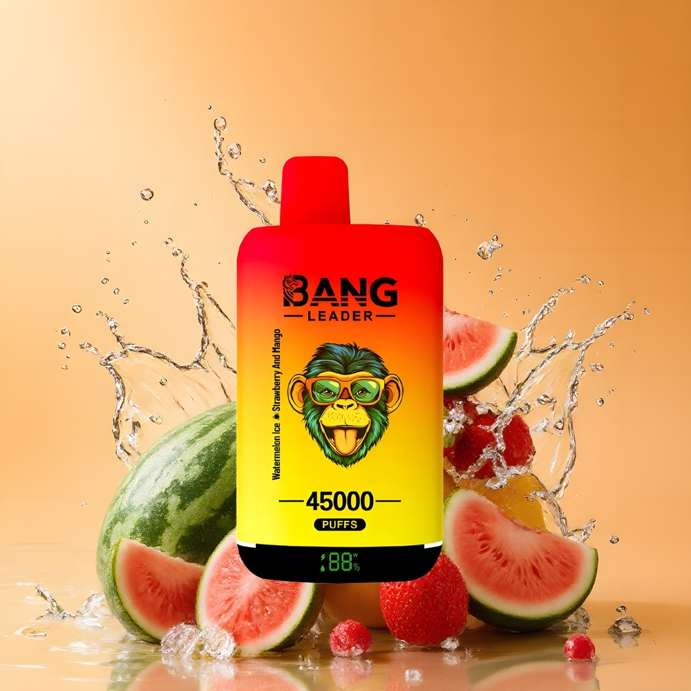 Bang Leader 45000 Puffs Eldobható Vízitök Jég Eper Mangó Nagykereskedés Magyarország Dual Flavor 2-in-1 Design