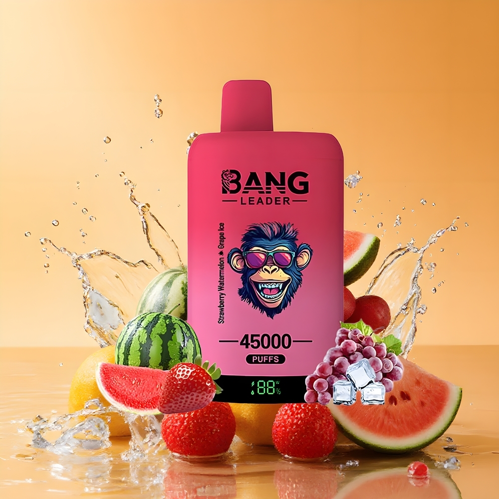 Bang Leader 45000 Puffs Eldobható Vape Eper Dinnye Jégmentes Nagykereskedés Magyarország Dual Flavor 2-in-1 Design