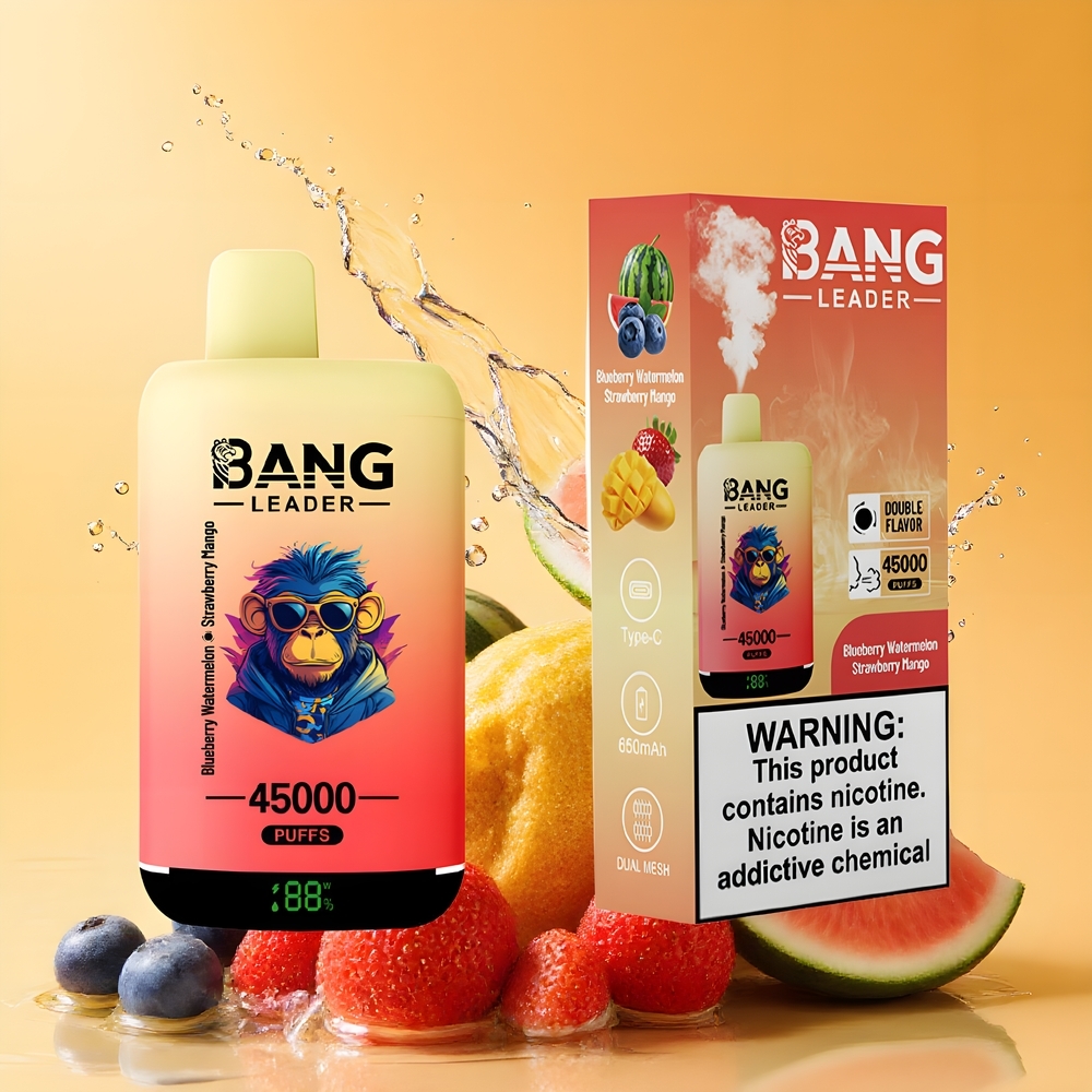 Bang Leader 45000 Puffs Okos Képernyős Nagykereskedés Magyarország Kétféle Íz: Áfonya Görögdinnye Eper Mango