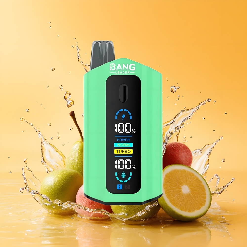 Bang Leader 50000 Puffs Nagykereskedés Magyarország 13400mAh Type-C Alma Körte Kivi Passiógyümölcs Guava
