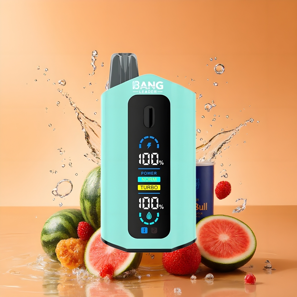 Bang Leader 50000 Puffs Nagykereskedés Magyarország 2-in-1 Ízek Eldobható vape Görögdinnye Eper Görögdinnye Redbull