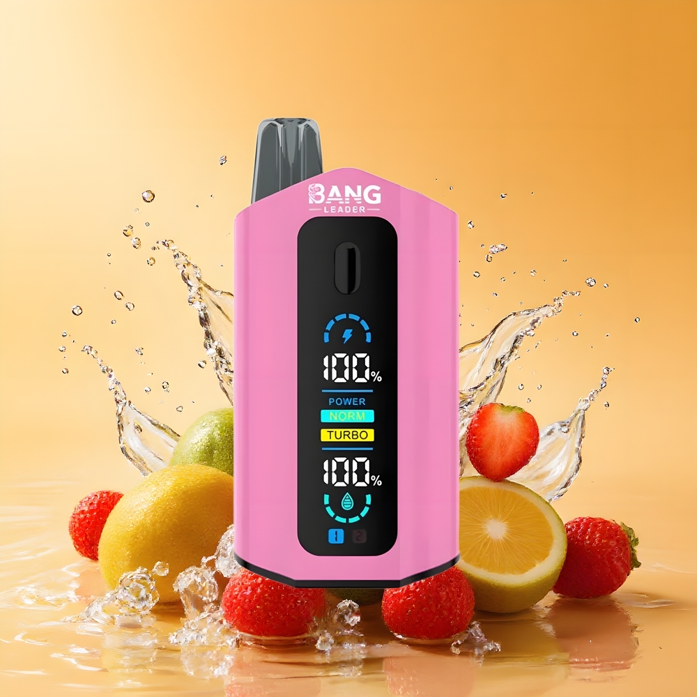 Bang Leader 50000 Puffs Nagykereskedés Magyarország 36ml E-liquid Kapacitás Eper-Kiwi Eper Jég