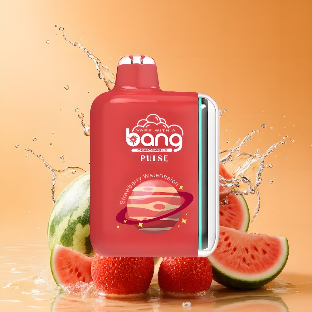 Bang Pulse 18000 Puffs Eldobható Vape Eper-Görögdinnye Nagykereskedés Magyarország 26ml Mesh Coil