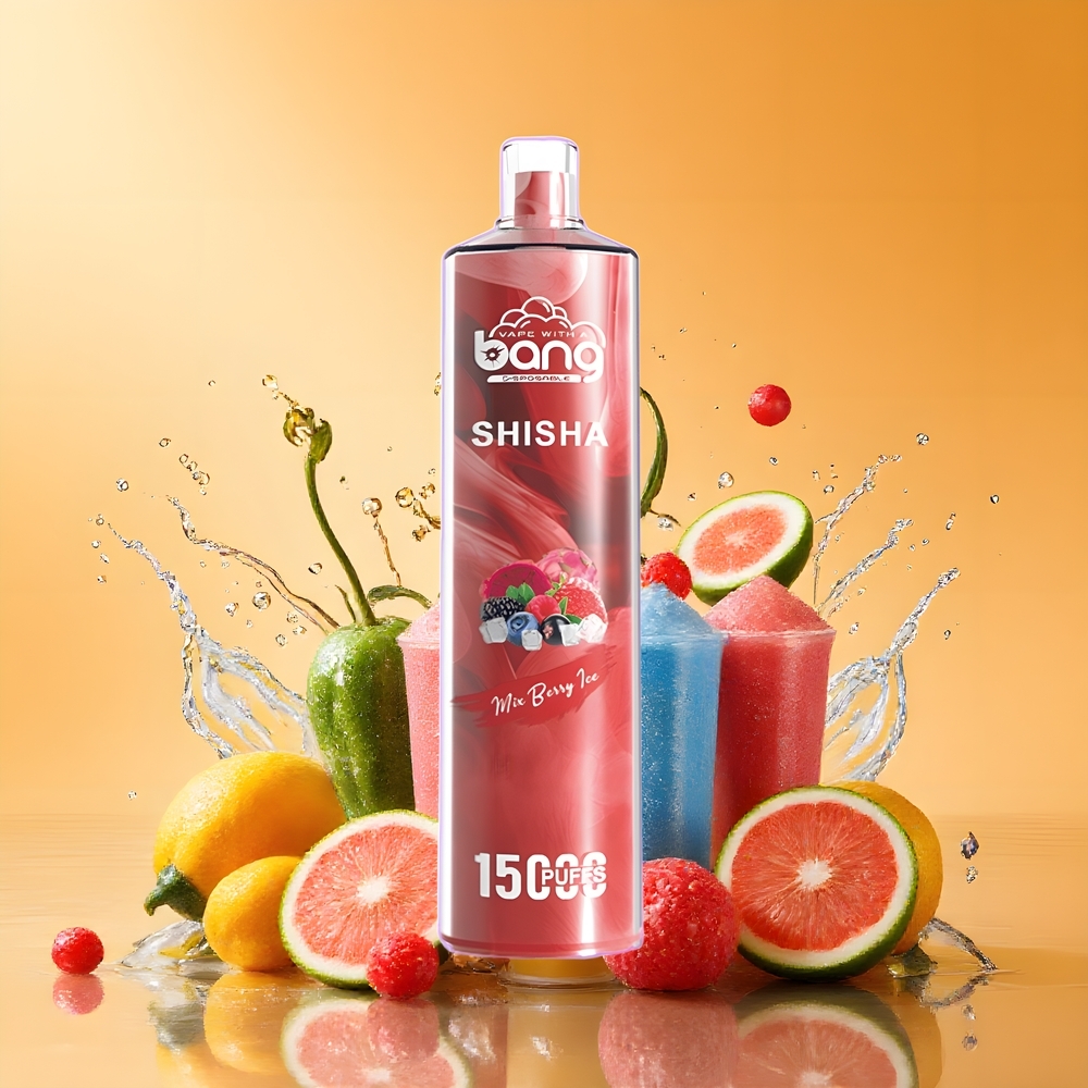 Bang Shisha 15000 Puffs Eldobható Vape Vegyes Bogyós Fagylalt Nagykereskedés Magyarország Cutting-Edge DTL Technológia