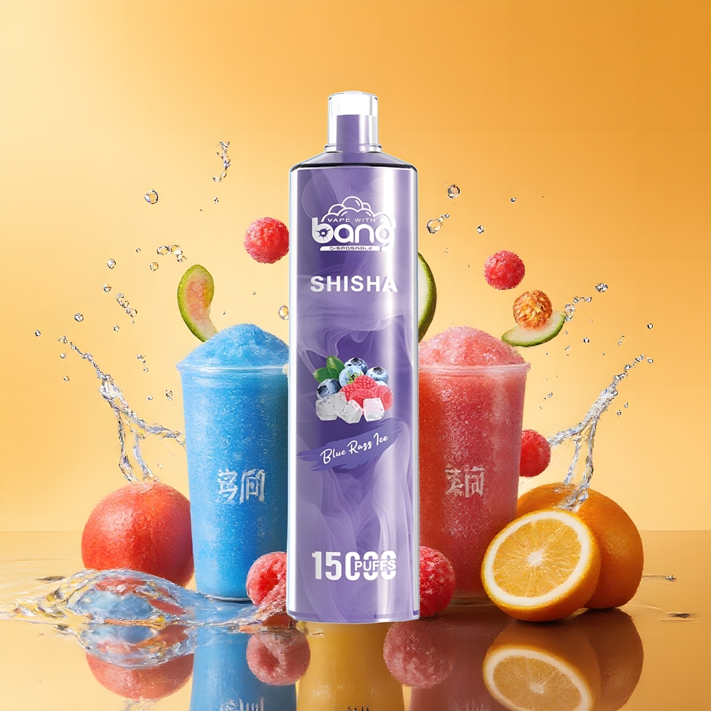 Bang Shisha 15000 Puffs Nagykereskedés Magyarország Kék Áfonya Jég DTL Technológia