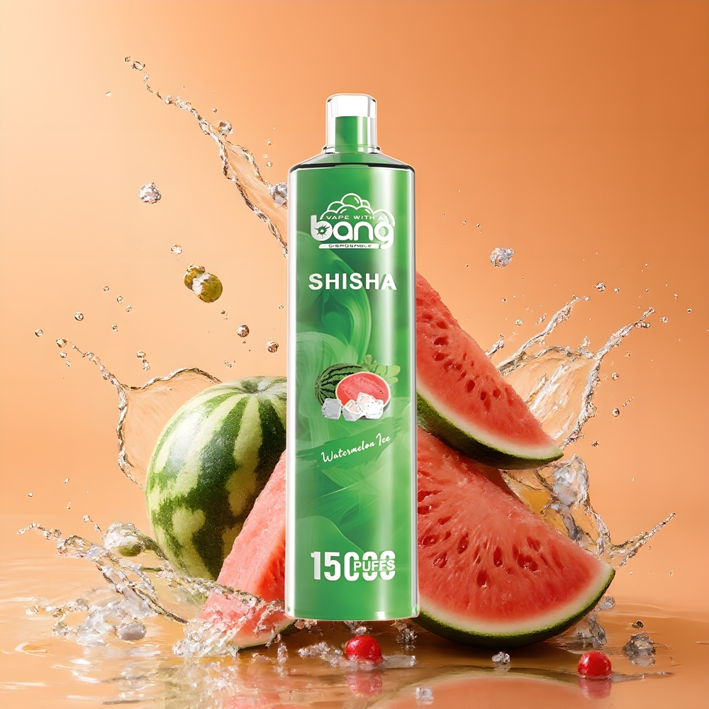 Bang Shisha 15000 Puffs Type-C Nagykereskedés Magyarország DTL Görögdinnye Jég