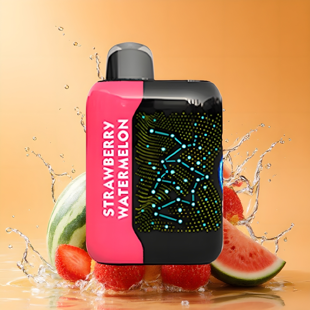Bang Starry 25000 Puffs Elszívható Vape Eper-Görögdinnye Nagykereskedés Magyarország Mesh Coil 1.0 Ohm Type-C