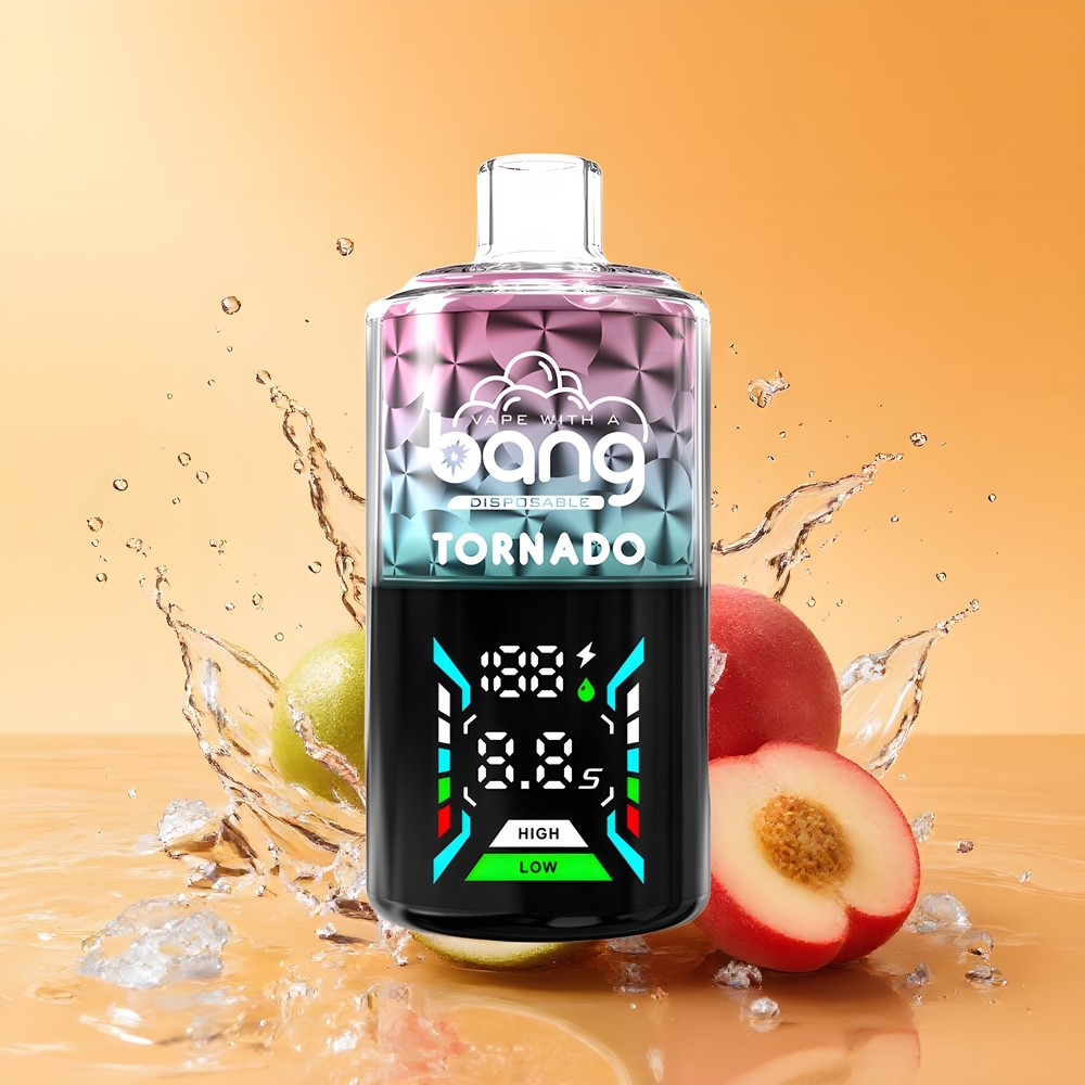 Bang Tornado 40000 Puffs 40ml E-liquid Nagykereskedés Magyarország Őszibarack Jég