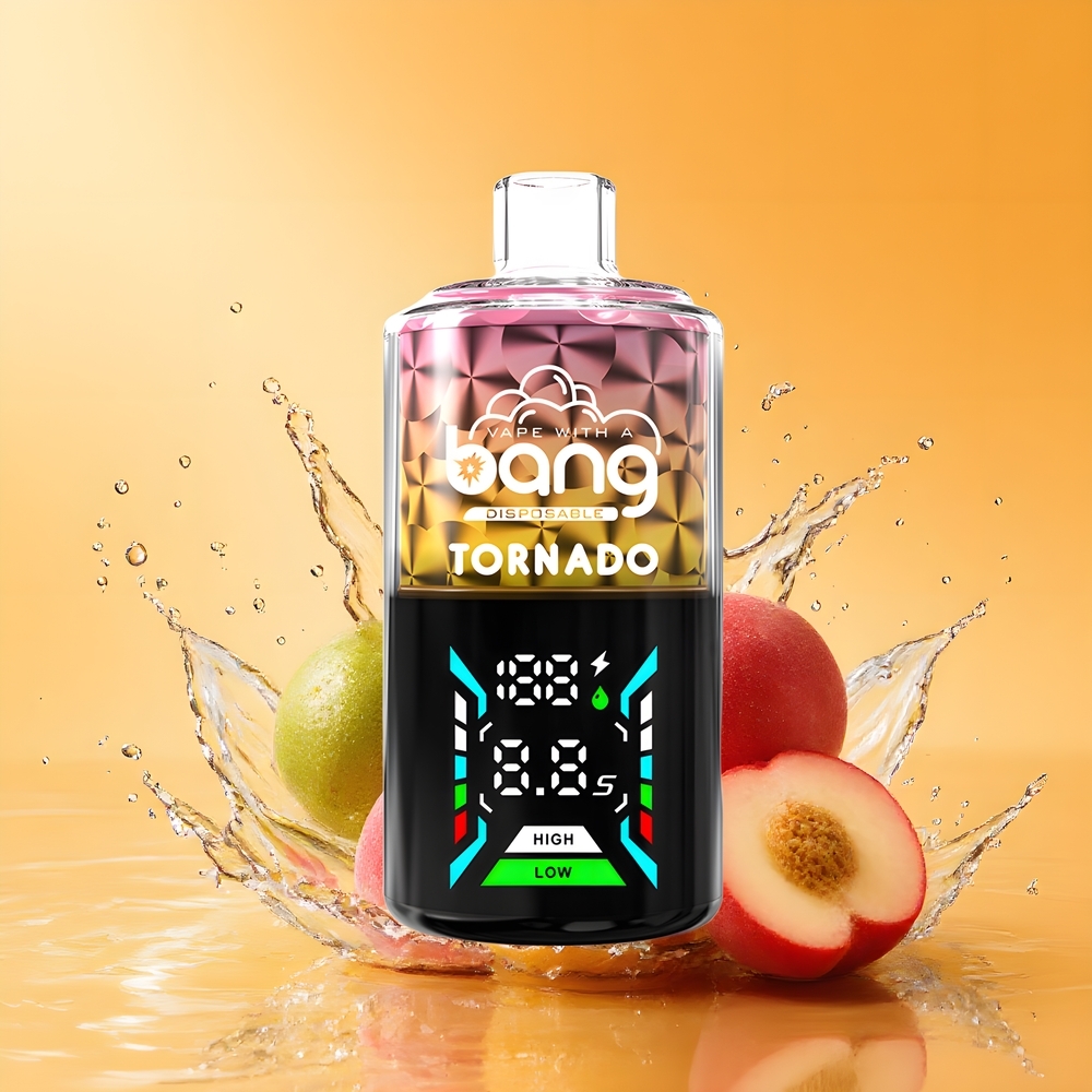 Bang Tornado 40000 Puffs Elszívható Vape Mango Őszibarack 5% Nagykereskedés Magyarország