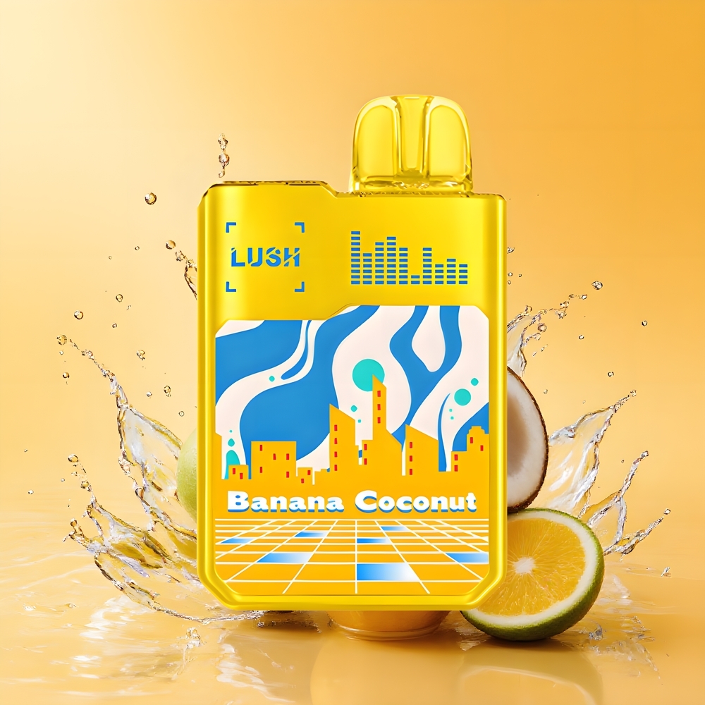 Digiflavor Geekbar LUSH 20000 Nagykereskedés Magyarország Banán Kókusz Dual-Mesh