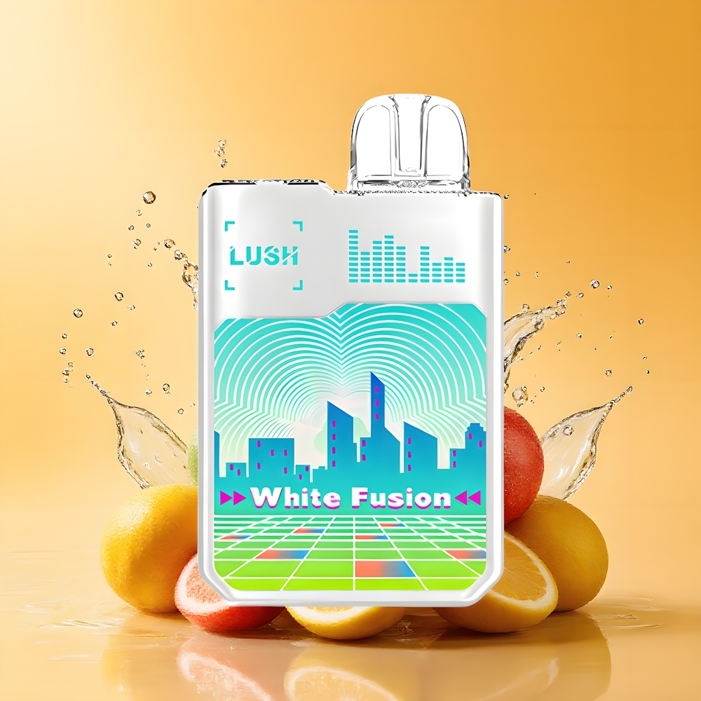 Digiflavor Geekbar LUSH 20000 Puffs Dual-Mesh Coils Fehér Fusion Nagykereskedés Magyarország