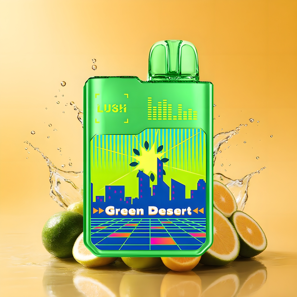 Digiflavor Geekbar LUSH 20000 Szájonként Dual-Mesh Coils Zöld Sivatag Nagykereskedés Magyarország