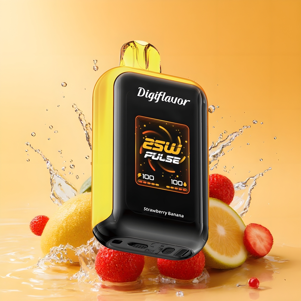 Digiflavor SKY 25000 Puff Nagykereskedés Magyarország Duális Hálós Eredeti Eper-Banán
