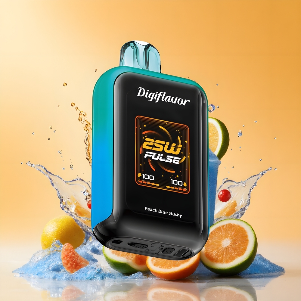 Digiflavor SKY 25000 Puff Nagykereskedés Magyarország Duális Hálós Tekercs Őszibarack Kék Jégkása