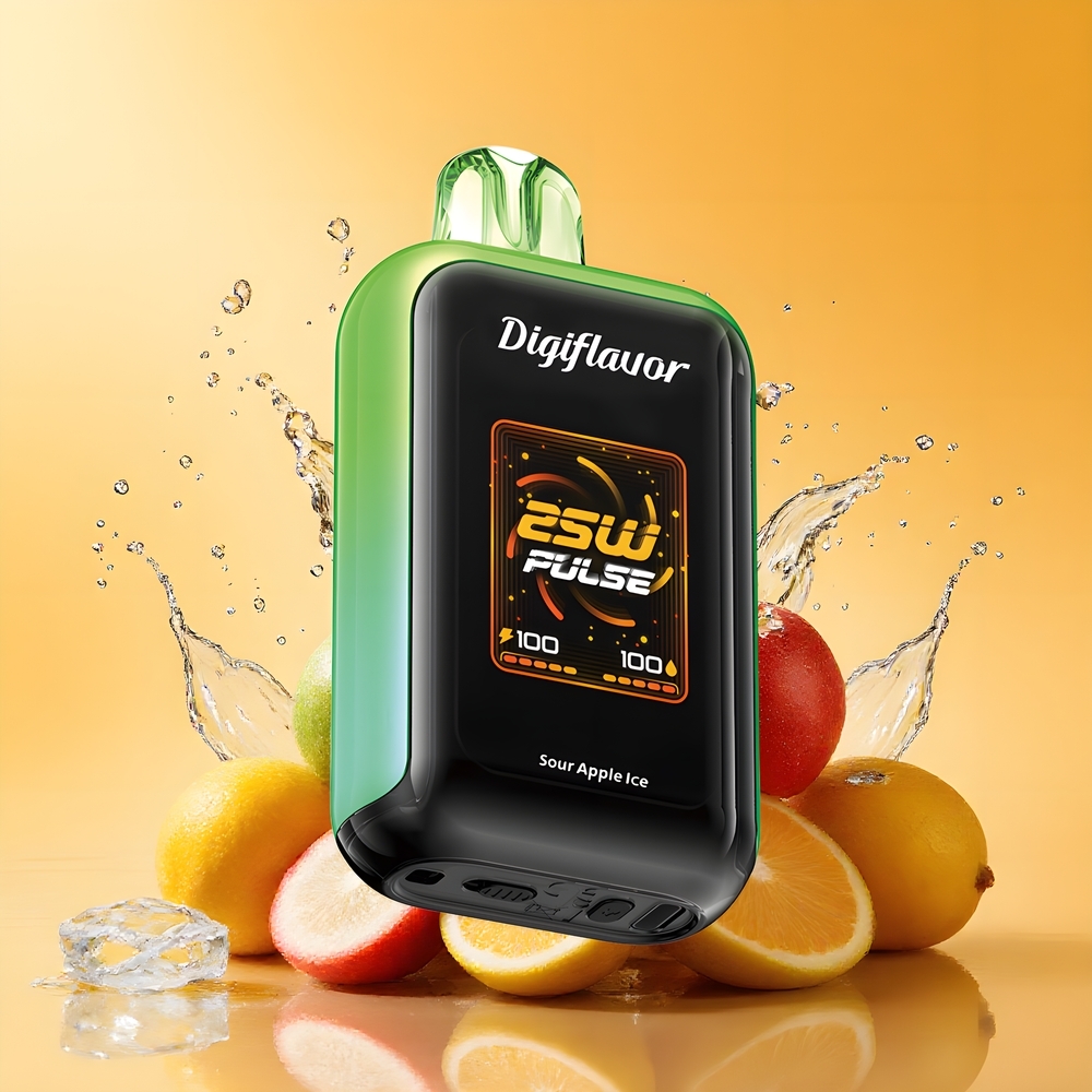 Digiflavor SKY 25000 Puffs Nagykereskedés Magyarország Duális Rácsozás Savanyú Alma Jég