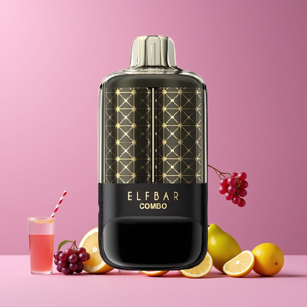 ELF BAR COMBO 25000 Puffs Nagykereskedés Magyarország Kettős Légrendszer Rózsaszín Limonádé & Grépfrút