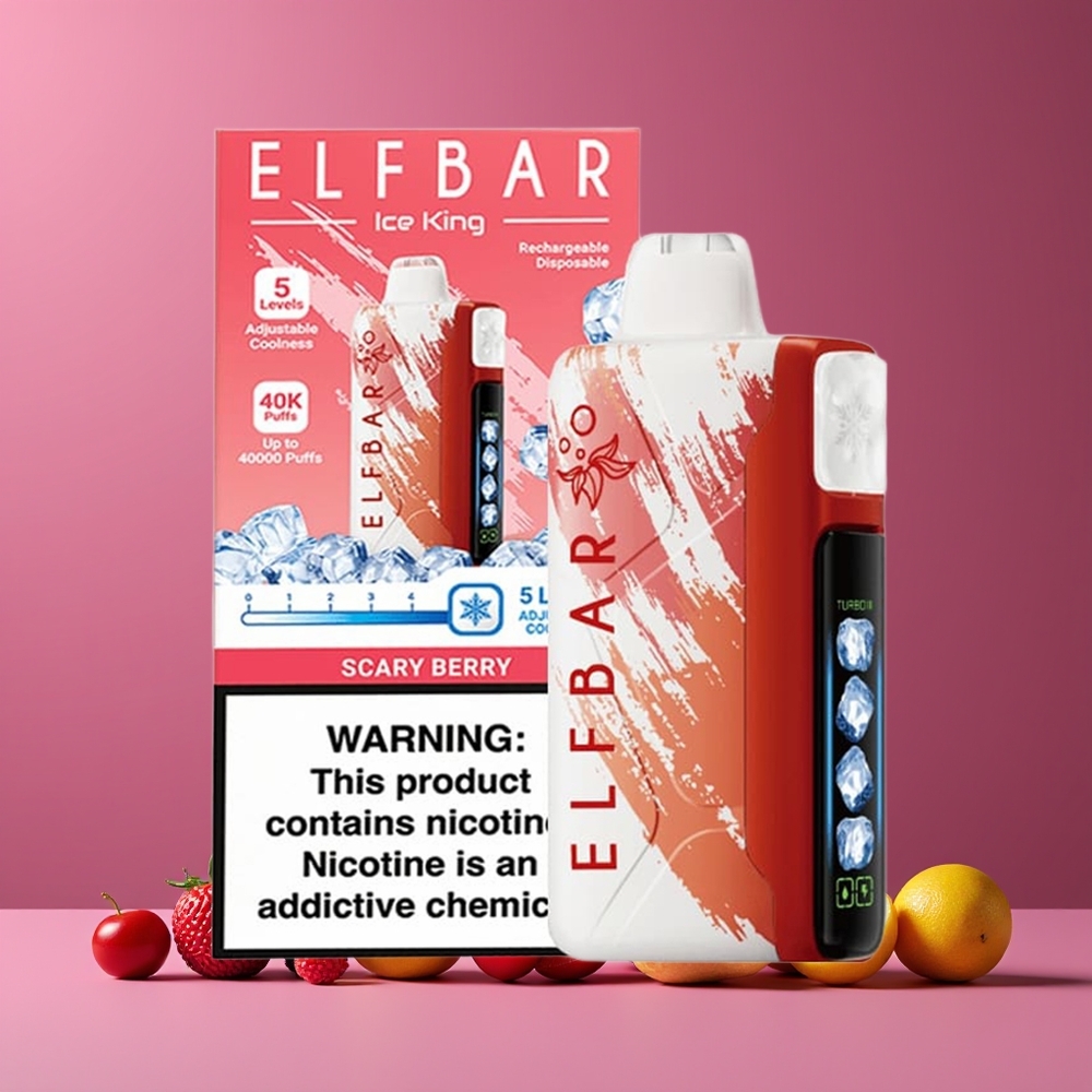 Elf Bar Ice King 40000 Puffs Beállítható Hűtés Scary Berry Nagykereskedés Magyarország