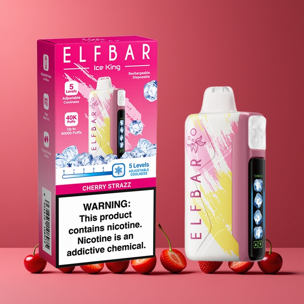Elf Bar Ice King 40000 Puffs Dual Airflow Cseresznye Strazz Nagykereskedés Magyarország
