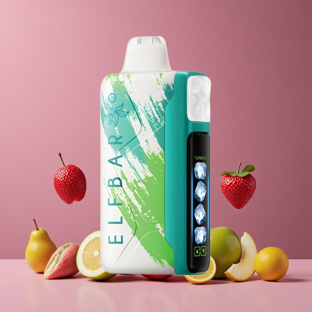 Elf Bar Ice King 40000 Puffs LCD Képernyős Fagyasztó Sour Apple Ice Nagykereskedés Magyarország